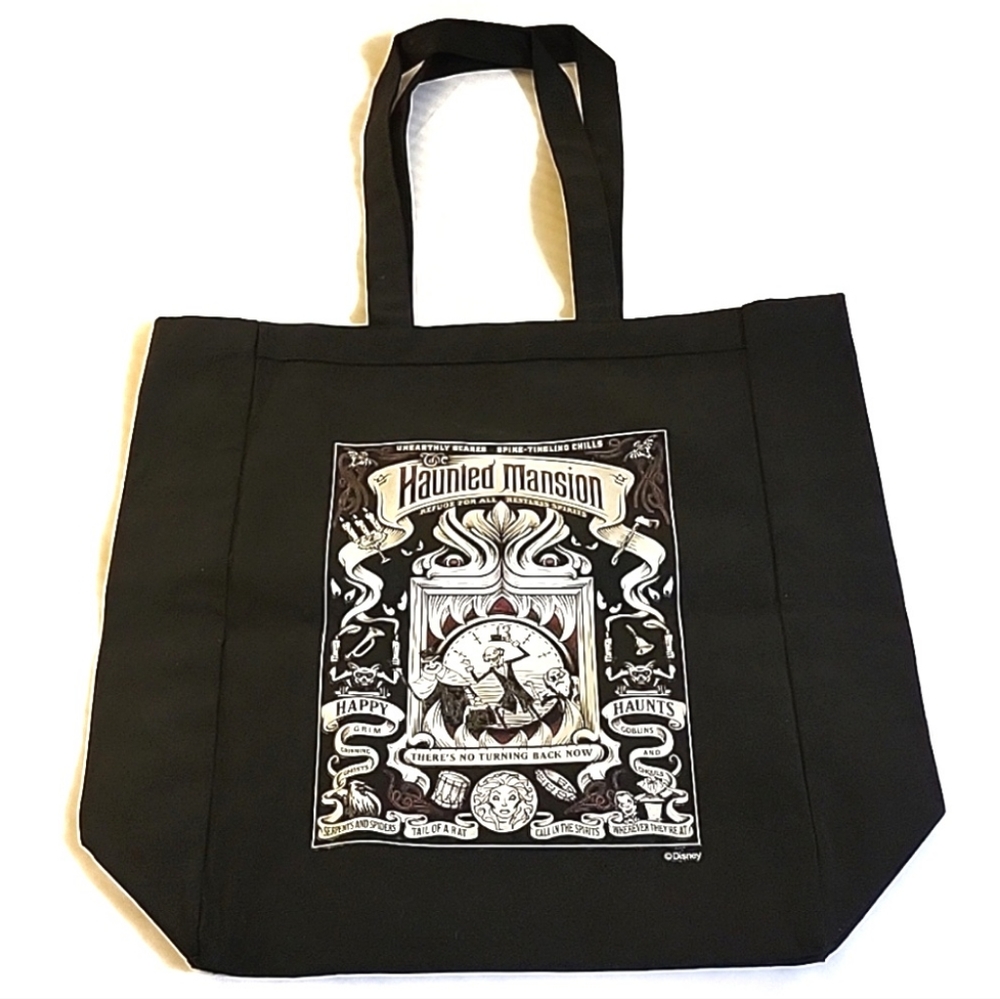 NWOT Disney's Haunted Mansion Canvas Tote